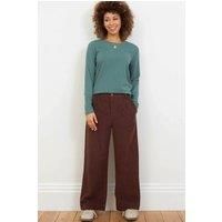 Motcombe Organic Cotton Wide Leg Cord Trousers