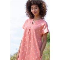 Chettle Organic Cotton Slub Weave Dress Coco Palm