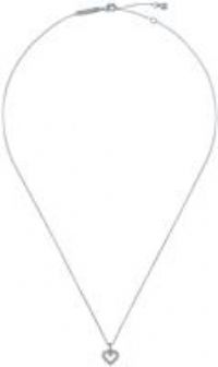 Ted Baker Amore Crystal Halo Heart Pendant Necklace For Women (Silver/Crystal)