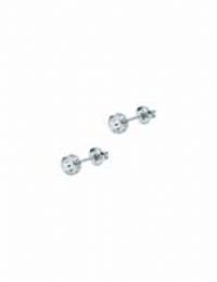 Ted Baker Sinee Mini Crystal Stud Earrings For Women (Silver/Crystal)
