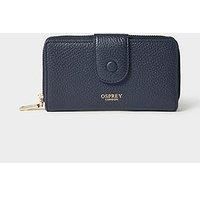 Osprey London The Core Medium Leather Popper Matinee Purse