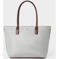 OSPREY LONDON Women's The Voyage Nylon Tote Bag in Light Grey