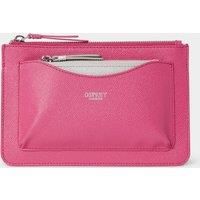 OSPREY LONDON Women's The Viva 2 in 1 Leather Pouch in Pink | Size: 2 Pack