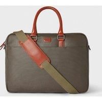 The Grantham Waxed Canvas & Leather Laptop Bag