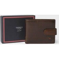 OSPREY LONDON Men's The London Leather Coin Wallet in Brown