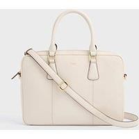 OSPREY LONDON The Adaline Leather Laptop Bag - Dove Leather Laptop Bags