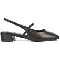 'Marie' Low Block Heel Square Toe Closed Toe Slingback Shoes