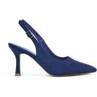 'Valerie' Stiletto High Heel Closed Toe Slingback Court Shoes