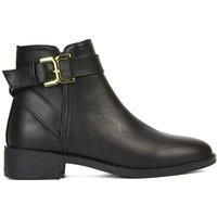 'Shyla' Zip Up Ankle Chelsea Boots With Low Heel