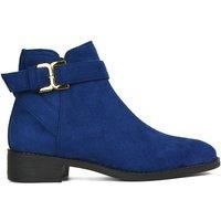 'Shyla' Zip Up Ankle Chelsea Boots With Low Heel