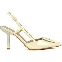 'Carrie' Slingback Pointed Toe Stiletto Mid High Heel Court Shoes