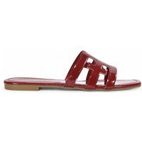 Women's Cut Out Slider Ladies Flat Slip On Holiday Casual Strappy Mule Sandals
