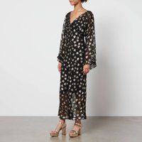 Never Fully Dressed Isabella Fil CoupÃ© Chiffon Midi Dress - UK 6