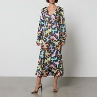 Never Fully Dressed Louella Satin Midi Dress - UK 6
