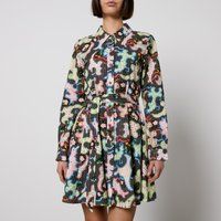 Never Fully Dressed Lauren Cotton and Linen-Blend Shirt Dress - UK 8