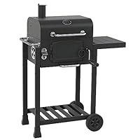 CosmoGrill Outdoor Jr. Smoker Barbecue Charcoal Portable BBQ Grill Garden