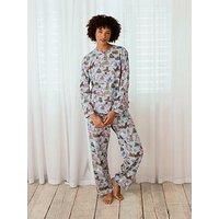 Chelsea Peers Long Set In Organic Cotton - Tea Party Cats