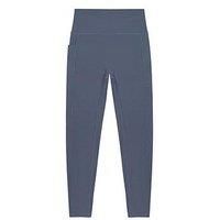 Chelsea Peers Ribbed Leggings - Plain Grey