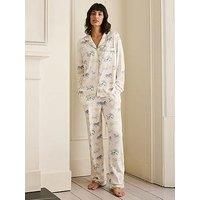 Chelsea Peers Long Button Up Set In Recycled Polyestercolourful Animal Stampede