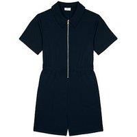 Chelsea Peers Luxecomfort Scuba Short Playsuit - Navy