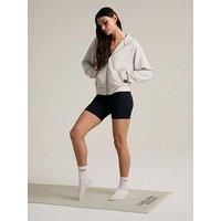 Chelsea Peers Luxecomfort Scuba Zip Hoodie - Beige Marl