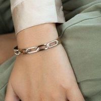 Hollow Cross Braided Zircon Chain Rhomb Design Wrist Bangle Bracelet