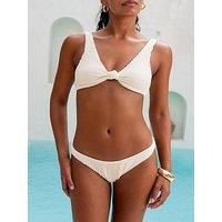 Moda Minx Scrunch Fixed Brazilian Bottom In Coconut
