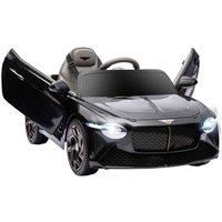 HOMCOM Bentley Bacalar Licensed 12V Kids Electric Ride on Car with Remote Control, Powered Electric Car with Portable Battery, Music, Horn, Lights, Suspension Wheels, for Ages 3-5 Years - Black