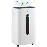 HOMCOM 6500mL Portable Dehumidifier with Air Purifier Filter, 24H Timer, 4 Modes, 22L/Day, for Home Laundry Basement