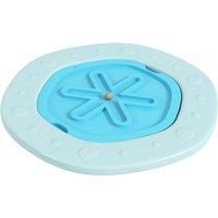 ZONEKIZ Two-In-One Balance Board, Kids Wobble Board with Ball - Blue