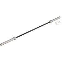 SPORTNOW Olympic Barbell Bar for 2"/5cm Weight Plates with Spring Clips, Home Gym Weight Lifting Bar, 210cm