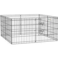 Dog Playpen Puppy Pen Metal 8 Panel Rabbit Run Pet Cage Play Pen