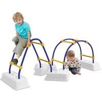 Kids Climbing Frame with Climbing Arch, Triangle Climber, Indoor and Outdoor Use