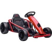 HOMCOM Kids 24V Electric Go Kart w/ Music, Horn - Red
