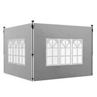 Outsunny Gazebo Side Panels for 3x3(m) or 3x4m Pop Up Gazebo, 2 Pack, Grey