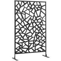 Outsunny Freestanding Metal Partition Screen