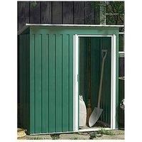 Outsunny 5x3ft Garden Storage Shed w/ Sliding Door - Green