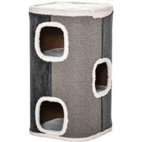 Cat Barrel Kitten Tree Tower Sisal Scratching Pet Furniture Climbing Frame