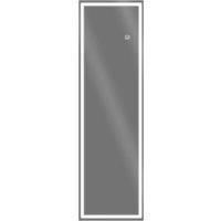 HOMCOM Full Length Mirror with LED Light, 120 x 40cm Long Wall Mirror with 3 Colour, Smart Touch, for Living Room, Bedroom, Hallway