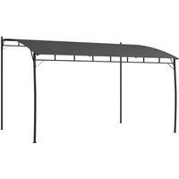 Outsunny 3 x 4m Outdoor Pergola Gazebo, Garden Sun Shade Shelter with Metal Frame, for Patio, Deck