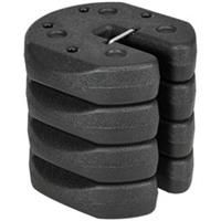 Outsunny Gazebo Weights Set of 4 with Reinforce Pins and Easy Carry Belt, 12KG
