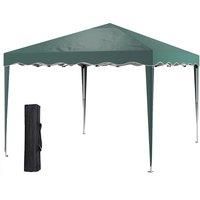 Outsunny 3 x 3m Pop Up Gazebo, Outdoor Camping Gazebo Party Tent with Carry Bag