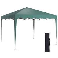 Outsunny 3x3(m) Pop Up Gazebo Marquee Tent for Garden w/ Carry Bag Green