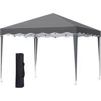 Outsunny 3 x 3m Pop Up Gazebo, Outdoor Camping Gazebo Party Tent with Carry Bag