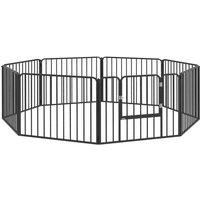 PawHut 60cm 8 Panels Heavy-Duty Dog Playpen for Small Dogs