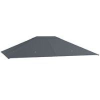 Outsunny 3 x 4m Gazebo Canopy Replacement Gazebo Roof Cover, Dark Grey