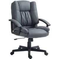 Modern Executive Office Chair Racing Swivel Height Adjustable PU Leather Rolling