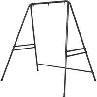 Outsunny Hammock Chair Stand, Hanging Heavy Duty Metal Frame Hammock Stand for Hanging Hammock Air Porch Swing Chair, Egg Chair, Black