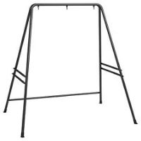 Outsunny Hammock Chair Stand Metal Frame Hammock Stand Only, Black