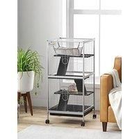 Pawhut Rolling Small Animal Cage - Grey
